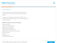 Tablet Screenshot of medxassociates.com